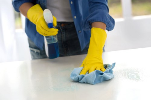 Contract and compliance documents for cleaning services